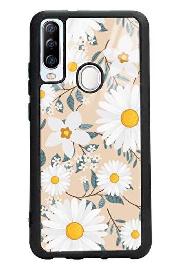 Spoyi General Mobile Gm 20 Pro Large Daisy Design Glossy Phone Case Compatible