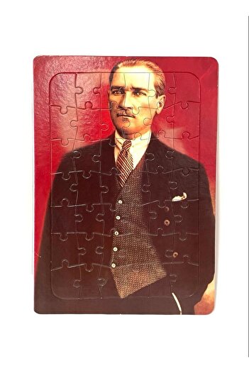 Timon Ataturk Cardboard Puzzle - 42 Pieces (25x35cm)