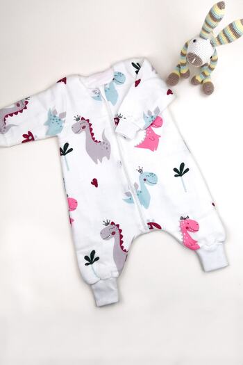 la mure baby 100% Cotton Organic Muslin Baby / Child Sleeping Bag, Spring / Summer Double Layer Muslin, Unfilled