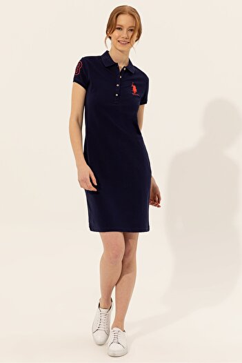 U.S. Polo Assn. Lacivert Kadın Elbise