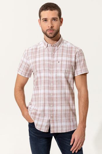 Pierre Cardin Beige Men's Shirt - G021Sz004.000.1378096