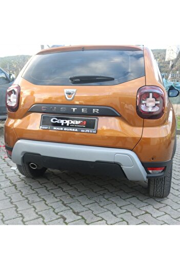 Cappafe Dacia Duster Arka Koruma Difüzör Büyük Model Mat Gri 2018->