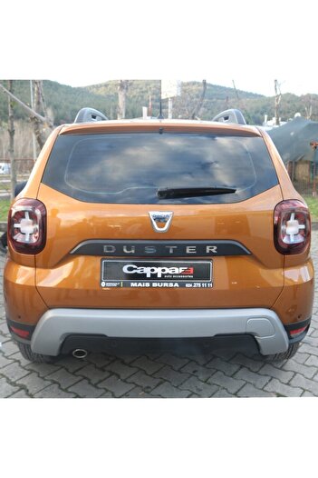 Cappafe Dacia Duster Arka Koruma Difüzör Büyük Model Mat Gri 2018->