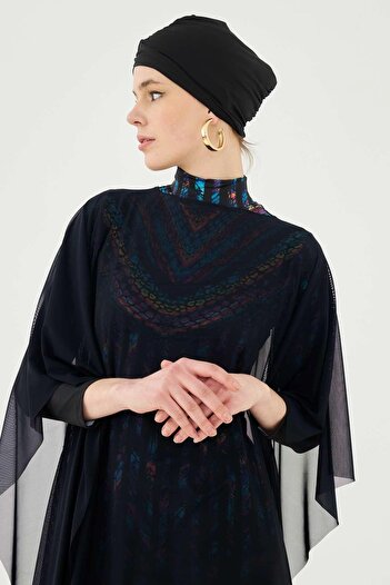 Starinci Mayo Women's Black Hijab Pareo P22/01