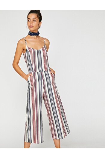 Koton Gestreifter Overall