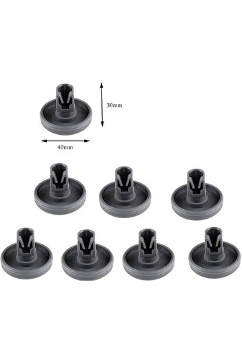 AEG Electrolux Dishwasher - Lower Basket Wheels, 8 Pieces