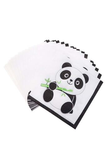 Partimarka Panda Party Birthday Napkin