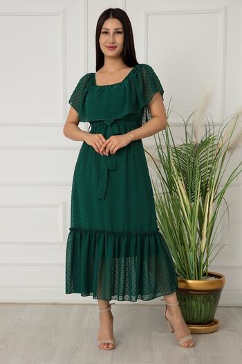 PULLIMM 13354 Skirt Frilly Flounce Dress