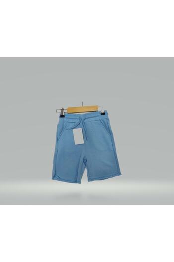 Çikoby Blue Boy's Knitted Shorts - Ciko By - Blue - Age 3