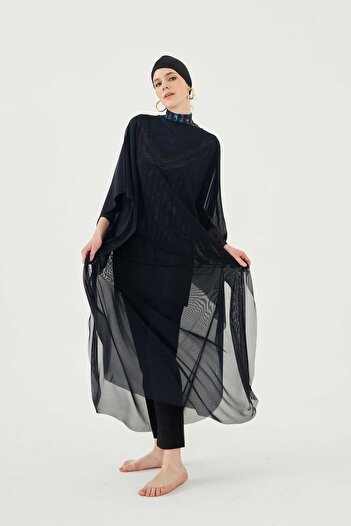 Starinci Mayo Women's Black Hijab Pareo P22/01