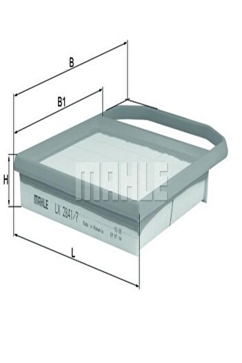 MAHLE Lx2841/7 Air Filter Mercedes C450 W205 12- E400 (W212) 13 (WM292519)