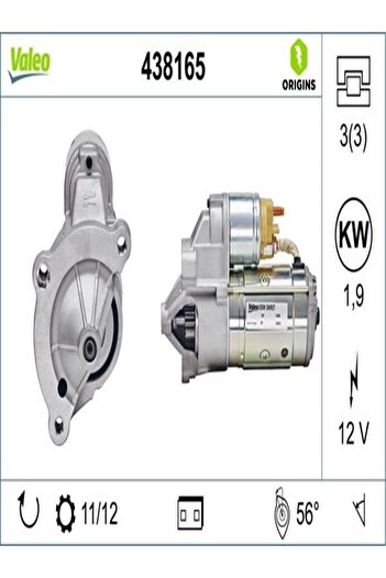 VALEO 438165 محرك بداية 5802ea Wm532226