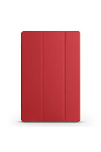 HTstore Galaxy Tab A8 10.5 Sm-x200 (2021) Smart Cover 1-1 Case with Stand-red