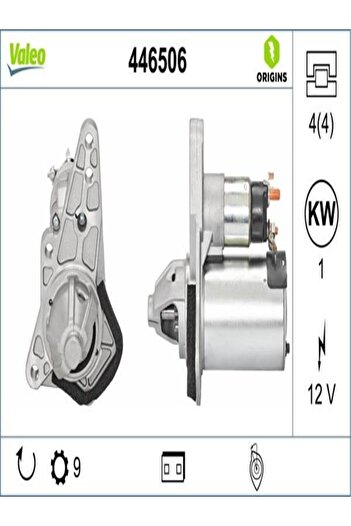 VALEO 446506 محرك المريخ ( Dacia: Dokker-duster /nissan: Qashqai / Renault: Megane (wt)848239)