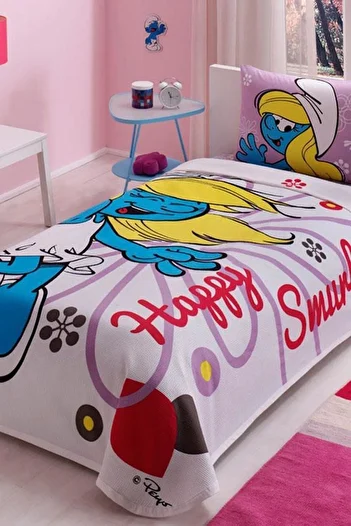 Taç Şirine Happy Single Licensed Pique Set