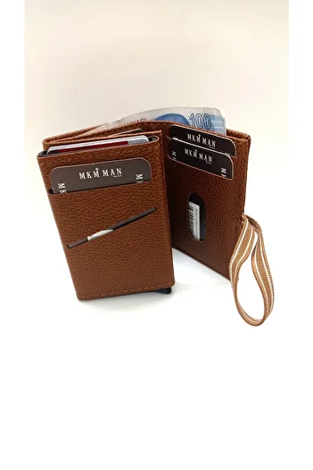 MKM Elastic Automatic Mechanism Card Holder And Wallet