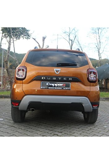 Cappafe Dacia Duster Arka Koruma Difüzör Büyük Model Mat Gri 2018->