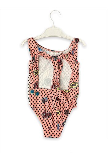 Pink Hippo Kids Baby Printed Girl's Pareo Swimsuit