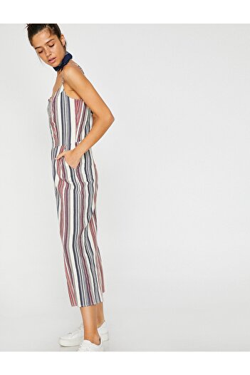Koton Gestreifter Overall