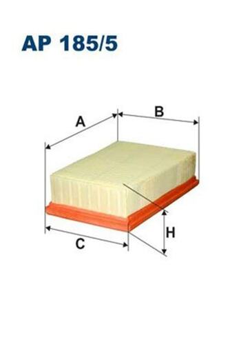 Filtron فلتر هواء Ap185/5 (نيسان قاشقاي 1.6-2.0dci- Xtrail 07- شيفروليه كوليوس 08- 2.0 (مرحاض)365664)