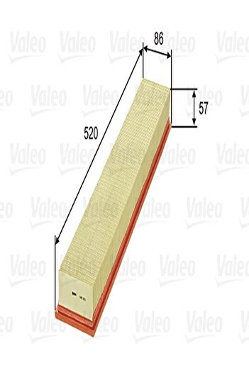 VALEO 585323 Air Filter ( Mercedes Benz : C Series C180 01- 02 )1110940304 (WA655897)