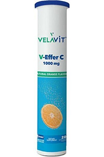 Velavit V-Effer C 1000 Mg 20 Effervescent Tablets