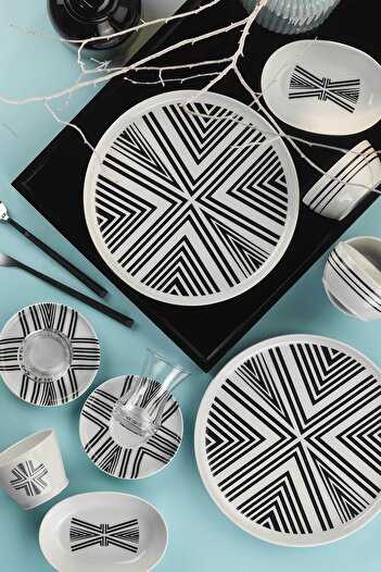 Kütahya Porselen Mood 30 Piece Breakfast Set 12006