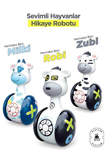 Playlab Sevimli Hayvanlar Hikaye Robotu Zubi