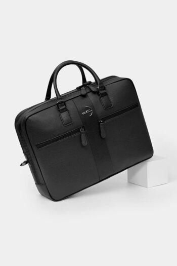 Deri Company Men's Basic Briefcase Floater Patterned Black116020