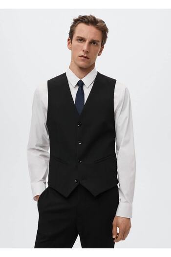 MANGO Man Super Slim Fit Suit Vest
