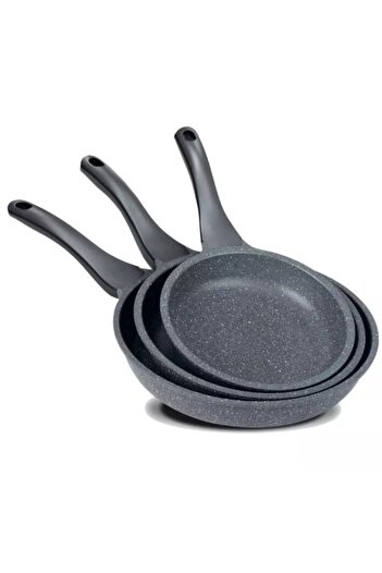 ThermoAD 3"lü Gri Tava Seti 20-24-28 Cm