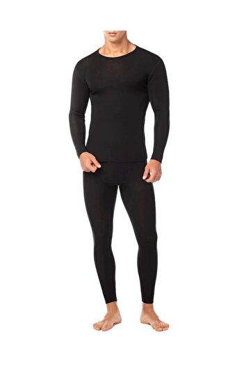 Tutku Men's Black Thermal Tights Undershirt Undershirt