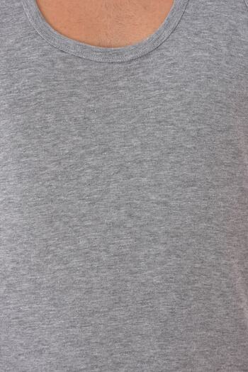 Tutku Men's 12" Ribbed Lycra Strappy Undershirt 0102