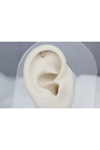 Glorria Altın Yonca Helix Piercing