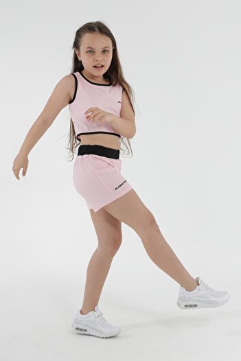 Slazenger Σετ κοριτσίστικη φόρμα Desta Ροζ