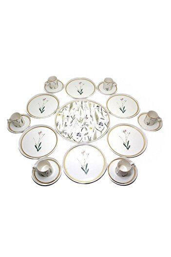Porland Violet Patterned 19 Piece Presentation Set