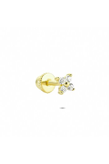 Glorria Altın Yonca Helix Piercing