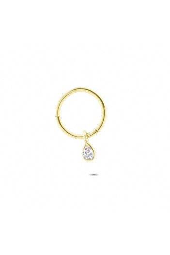 Glorria Altın Damla Halka Piercing