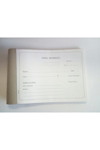 DEFTERSAN Money Receipt A5 13.5x19 Cm Autocopy 6 Pieces