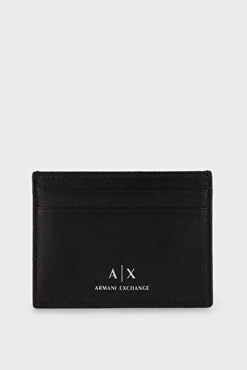 Armani Exchange Γνήσιο Δερμάτινο Θήκη Κάρτας με Ανδρική Θήκη Κάρτας Logo 958053   Κκ845 00020