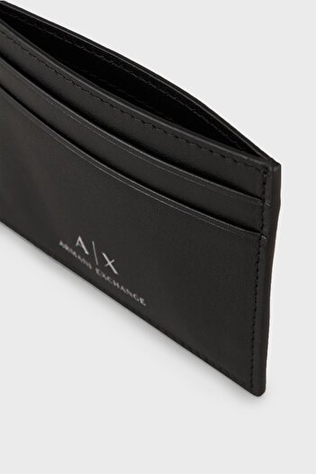 Armani Exchange Γνήσιο Δερμάτινο Θήκη Κάρτας με Ανδρική Θήκη Κάρτας Logo 958053   Κκ845 00020
