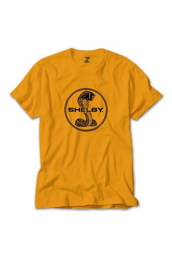 Z zepplin Mustang Shelby Yellow T-Shirt