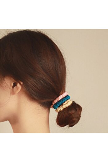 Donna Liberta Black Silk Satin Hairpins 1cm 5 Pieces Silky Satin Hair Clip Barrette142 Donnaliberta142