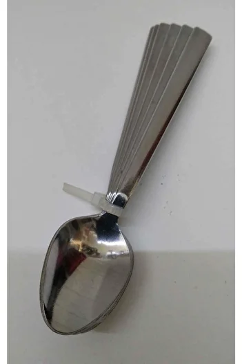 abnturk Stainless Steel 6 Pieces Stick Model Teaspoon B-4