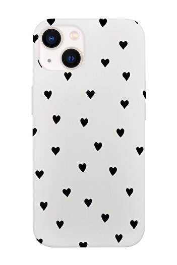 shoptocase Lasman Phone Case with Hearts Design Compatible with iPhone 13