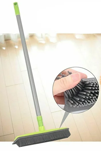 Buffer ® Extendable Home Car Cleaning Brush with Rubber Tip Telescopic Handle Magic Hand Push Wiper