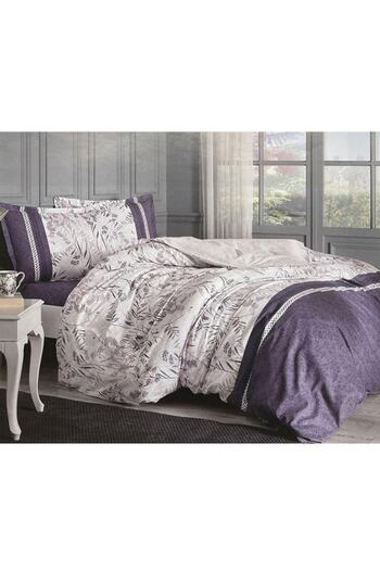 Özdilek Ranforce Duvet Cover Set Single Branch White