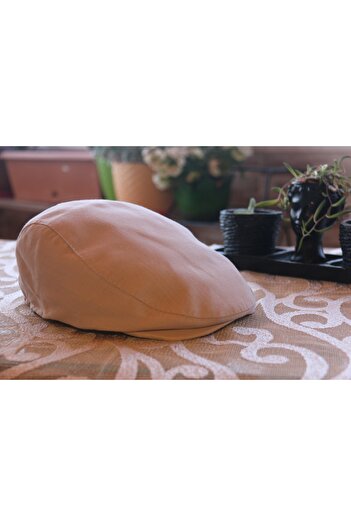 Yılmazel Summer Terikoton Fabric London Hunter Model Cap Hats