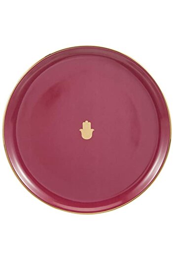 N&D Porland 04A+P021558 Glamorous Fuchsia Flat Plate, 20 cm