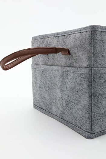 FORSACE Gray 3-Eye Felt Leather Baby Care Set